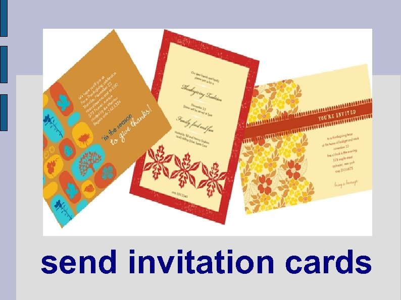 send invitation cards 