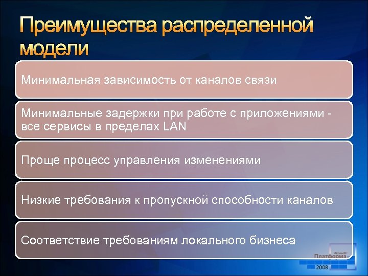 Минимальная связь. Достоинства распределенного управления. Достоинства распределенности. Линией связи с минимальной задержкой является.