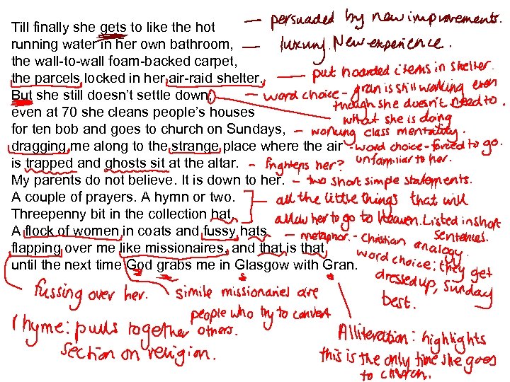 Till finally she gets to like the hot running water in her own bathroom,