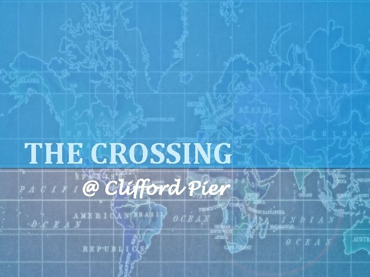 THE CROSSING @ Clifford Pier 