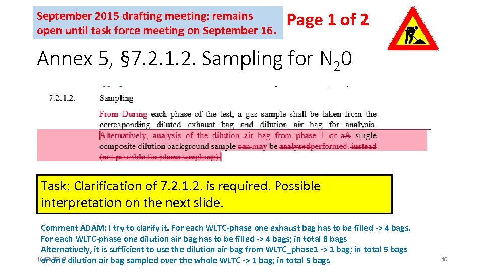 September 2015 drafting meeting: remains open until task force meeting on September 16. Page