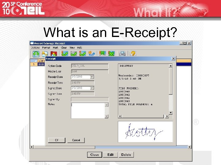 What is an E-Receipt? 