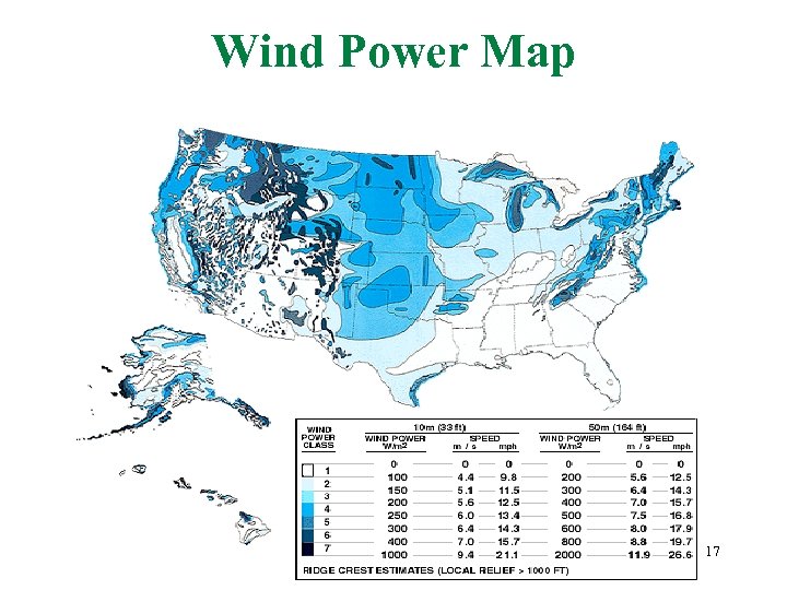 Wind Power Map 17 