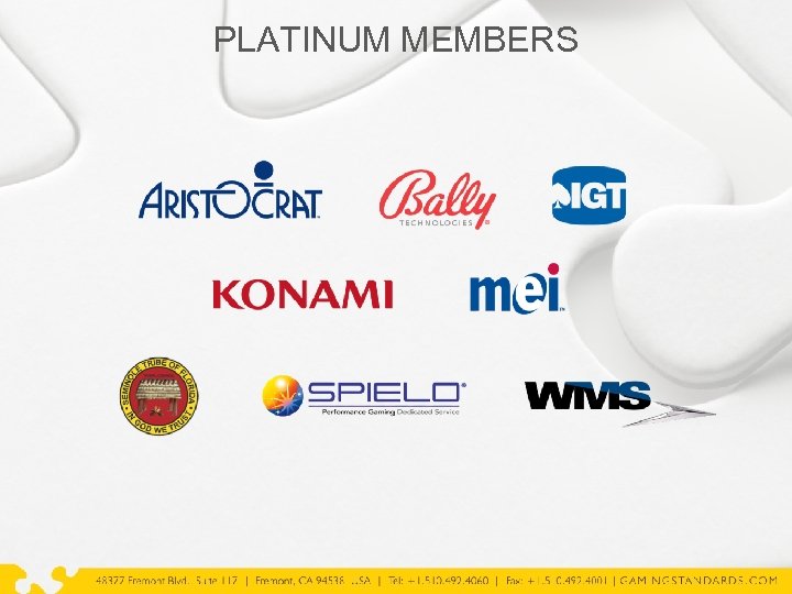 PLATINUM MEMBERS 
