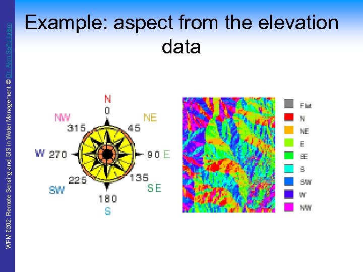 WFM 6202: Remote Sensing and GIS in Water Management © Dr. Akm Saiful Islam