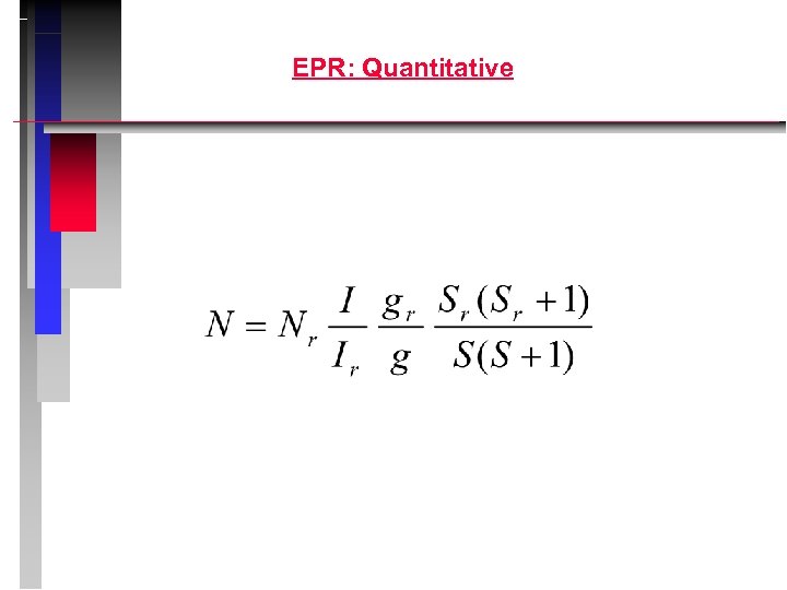 EPR: Quantitative 