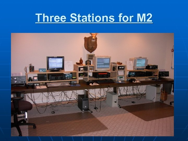 Three Stations for M 2 