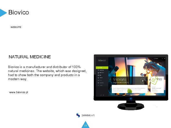 Biovico WEBSITE NATURAL MEDICINE Biovico is a manufacturer and distributor of 100% natural medicines.