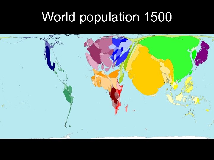 World population 1500 