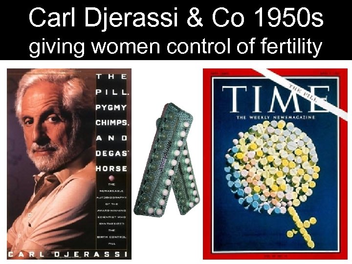 Carl Djerassi & Co 1950 s giving women control of fertility 