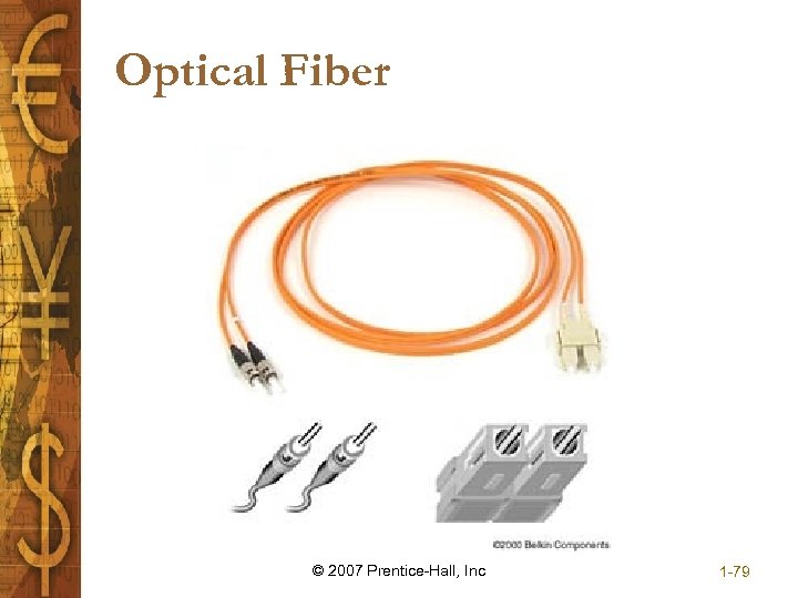 Optical Fiber © 2007 Prentice-Hall, Inc 1 -79 