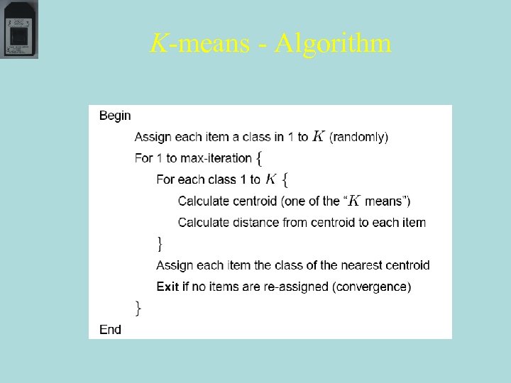 K-means - Algorithm 