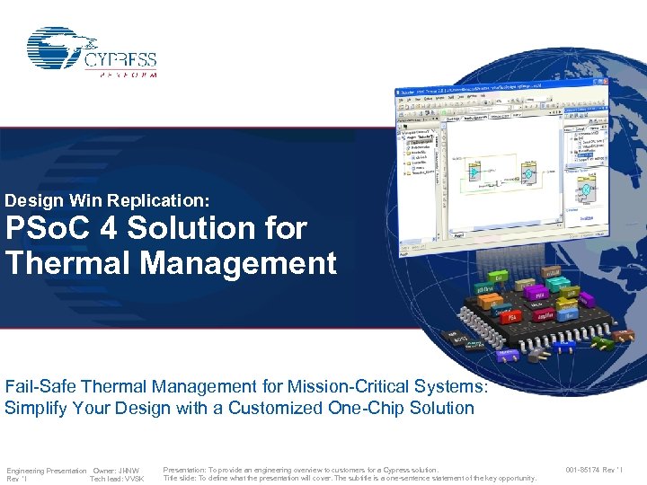 Design Win Replication: PSo. C 4 Solution for Thermal Management Fail-Safe Thermal Management for