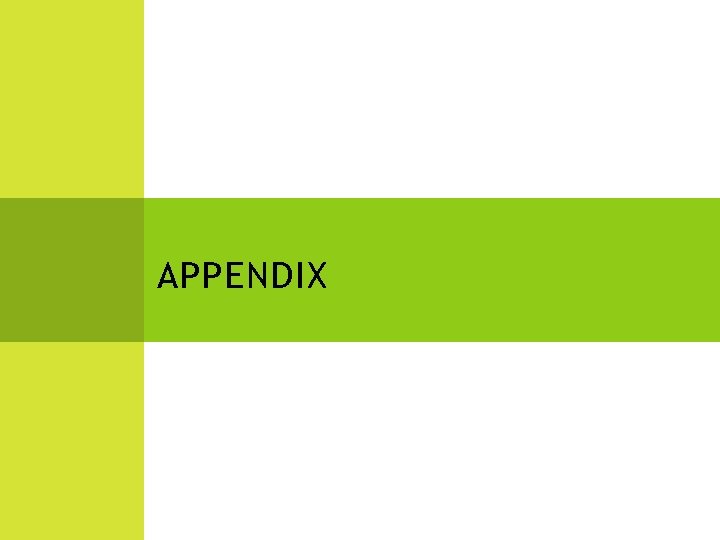 APPENDIX 