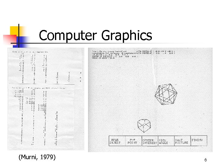 Computer Graphics (Murni, 1979) 6 