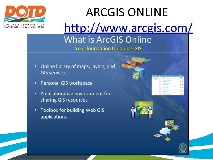 ARCGIS ONLINE http: //www. arcgis. com/ 