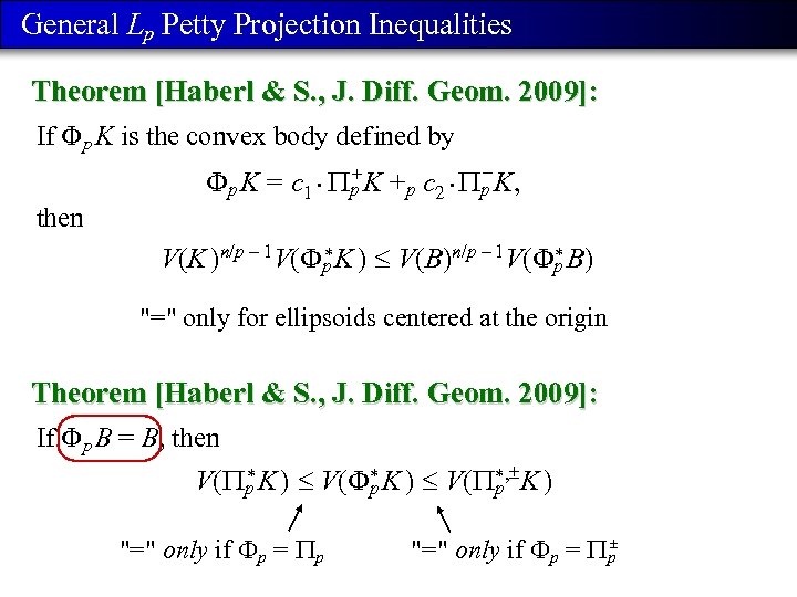 The Petty Projection Inequality And Beyond Franz Schuster