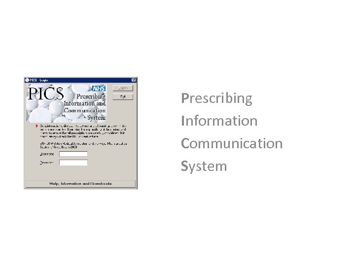 Prescribing Information Communication System 