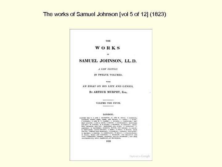 The works of Samuel Johnson [vol 5 of 12] (1823) 