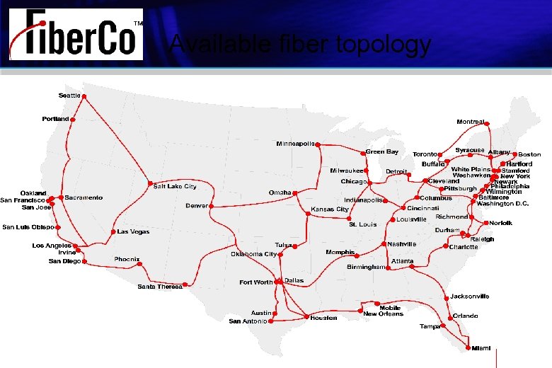 Available fiber topology 