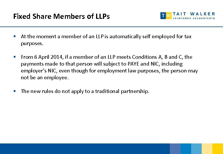 Fixed Share Members of LLPs § At the moment a member of an LLP