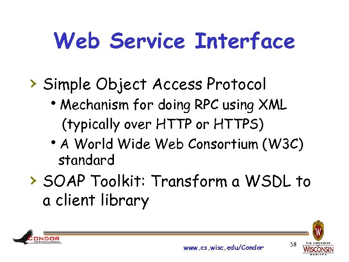 Web Service Interface › Simple Object Access Protocol Mechanism for doing RPC using XML