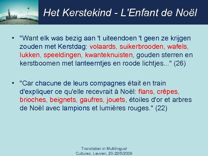 Het Kerstekind - L'Enfant de Noël • 