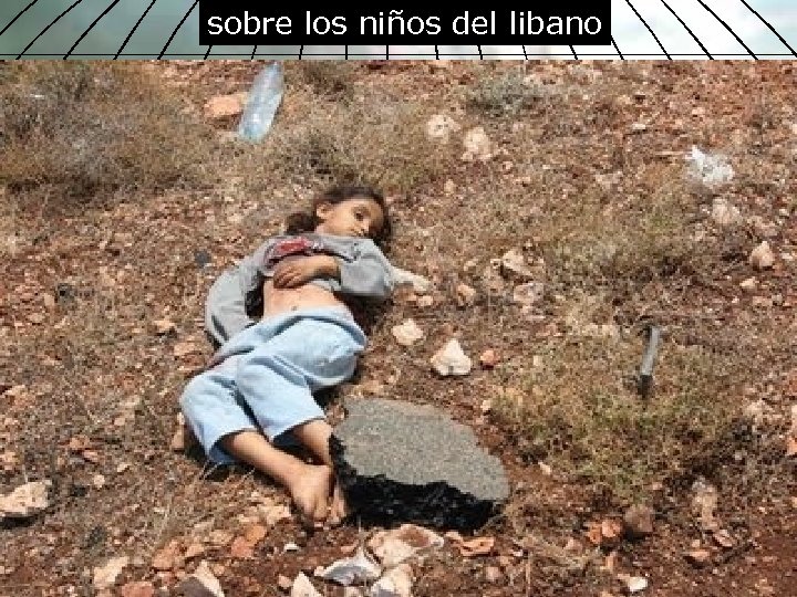 sobre los niños del libano 