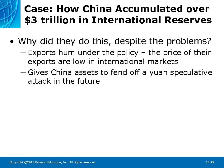 Case: How China Accumulated over $3 trillion in International Reserves • Why did they