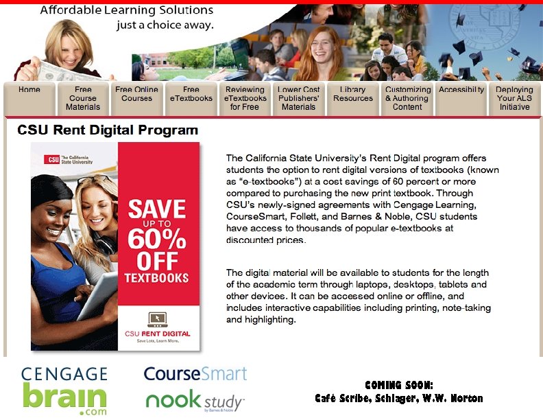 COMING SOON: Café Scribe, Schlager, W. W. Norton 