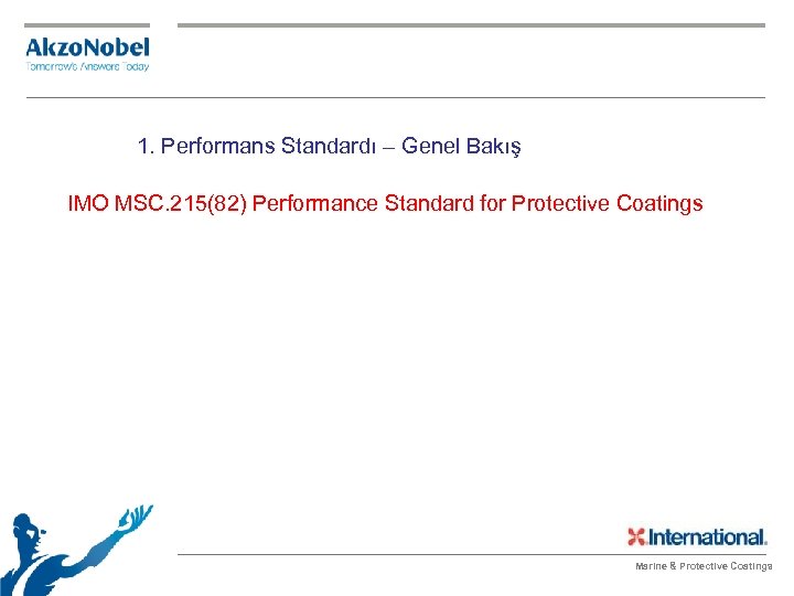 1. Performans Standardı – Genel Bakış IMO MSC. 215(82) Performance Standard for Protective Coatings