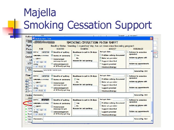 Majella Smoking Cessation Support 