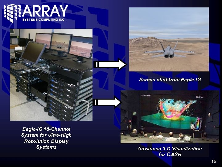 Screen shot from Eagle-IG 16 -Channel System for Ultra-High Resolution Display Systems Advanced 3