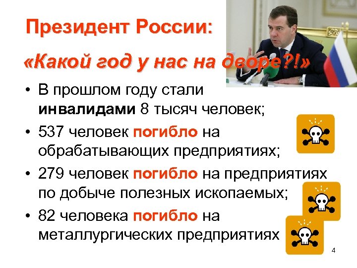 Президент России: «Какой год у нас на дворе? !» • В прошлом году стали