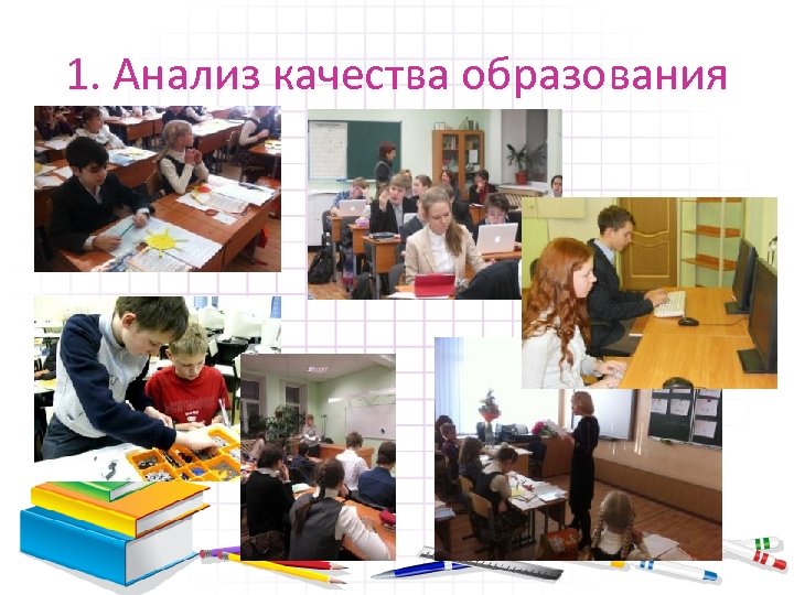 1. Анализ качества образования 