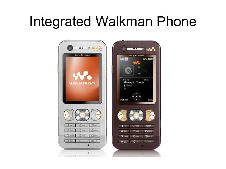 Integrated Walkman Phone 