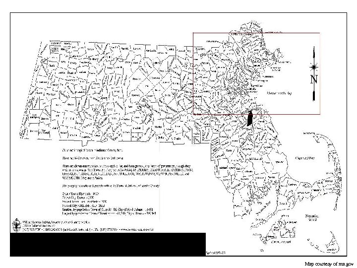 Map courtesy of ma. gov 