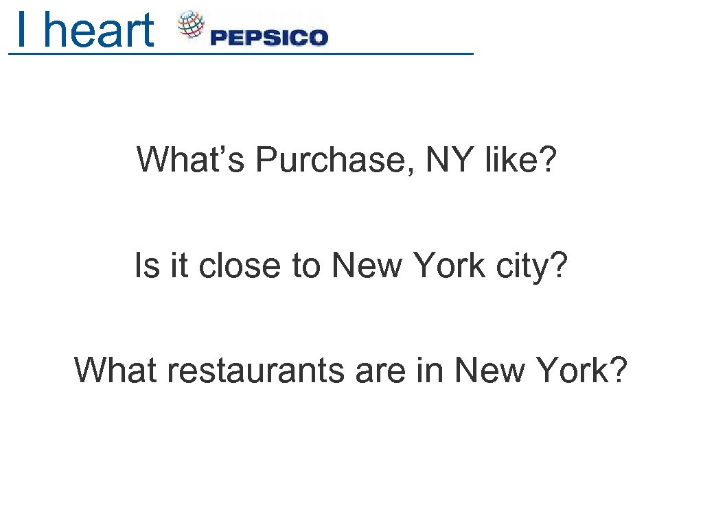 I heart What’s Purchase, NY like? Is it close to New York city? What