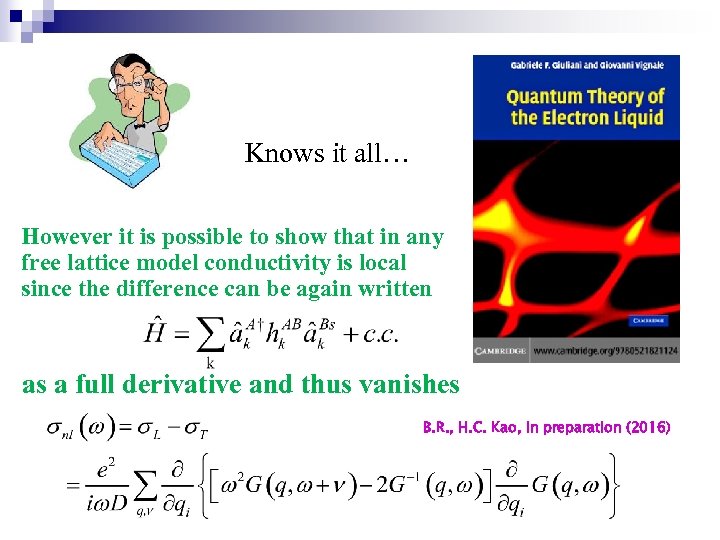 Knows it all… However it is possible to show that in any free lattice
