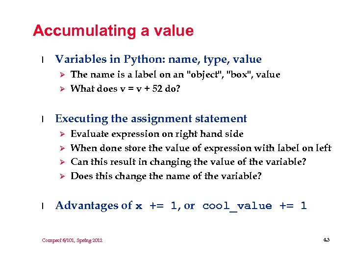 Compsci 6 101 Pftw L Review How Apts And