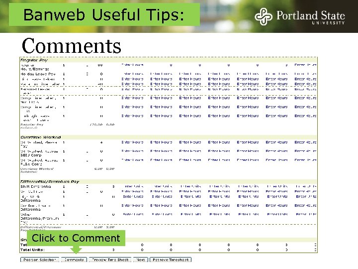 Banweb Useful Tips: Comments Click to Comment 