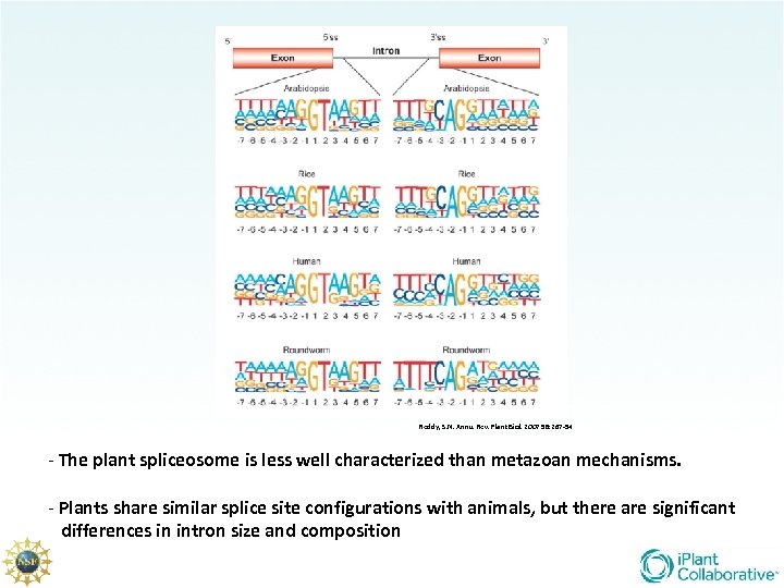 Reddy, S. N. Annu. Rev. Plant Biol. 2007 58: 267 -94 - The plant