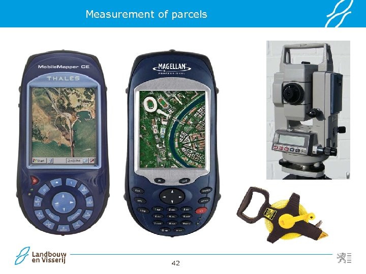 Measurement of parcels 42 