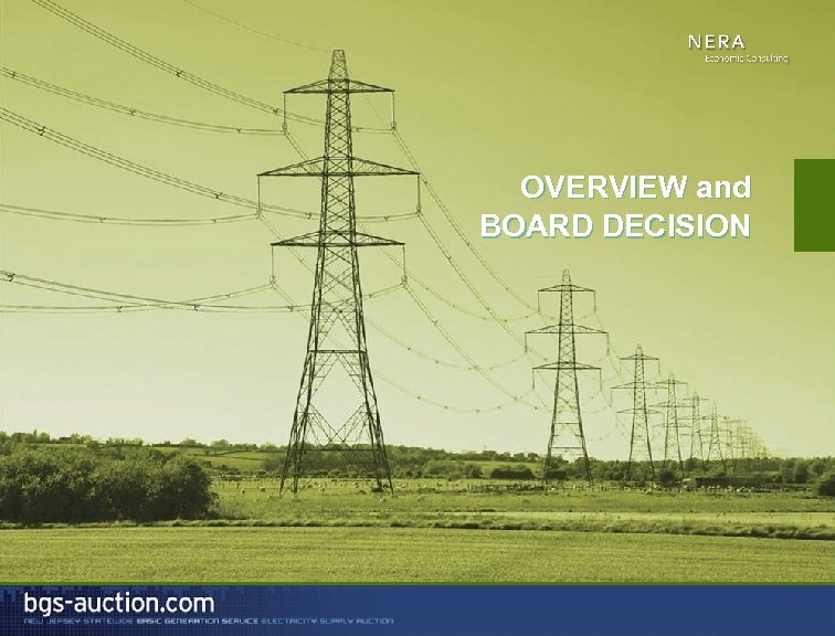OVERVIEW and BOARD DECISION 