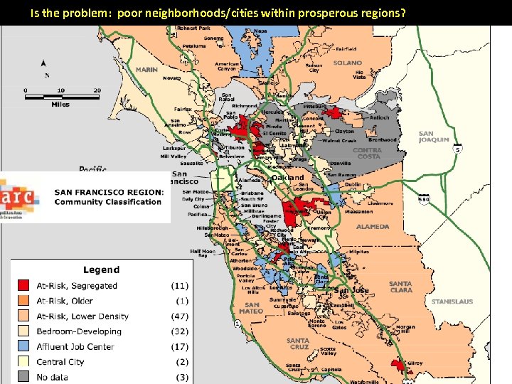 Is the problem: poor neighborhoods/cities within prosperous regions? 