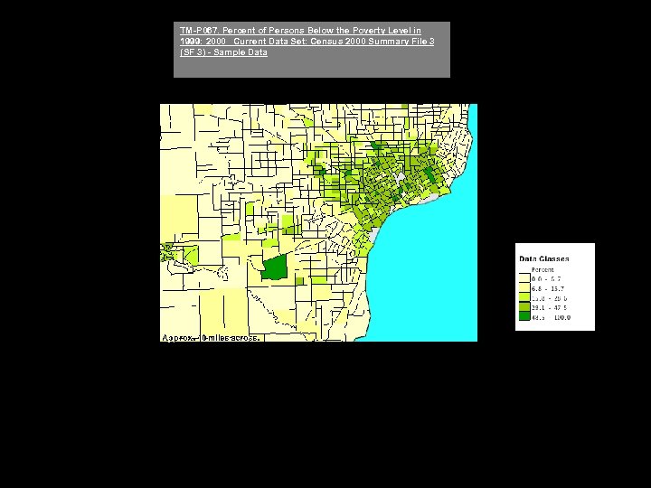 TM-P 067. Percent of Persons Below the Poverty Level in 1999: 2000 Current Data