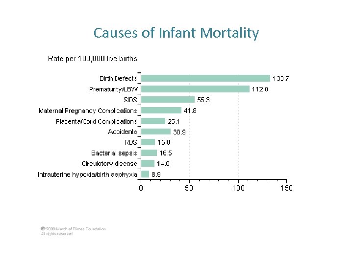 Causes of Infant Mortality 