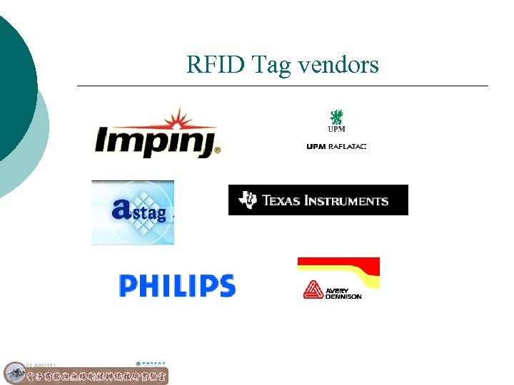 RFID Tag vendors 