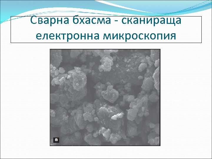 Сварна бхасма - сканираща електронна микроскопия 