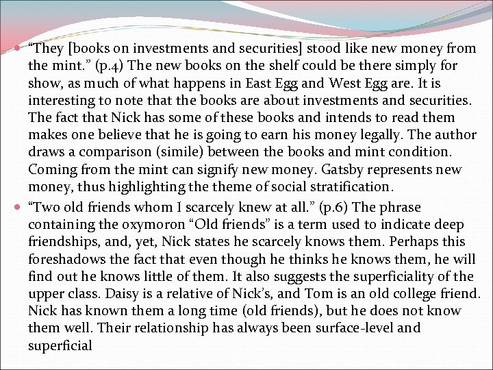  “They [books on investments and securities] stood like new money from the mint.